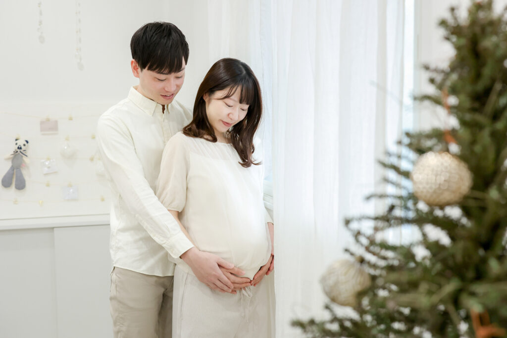 ご自宅での出張マタニティ撮影
