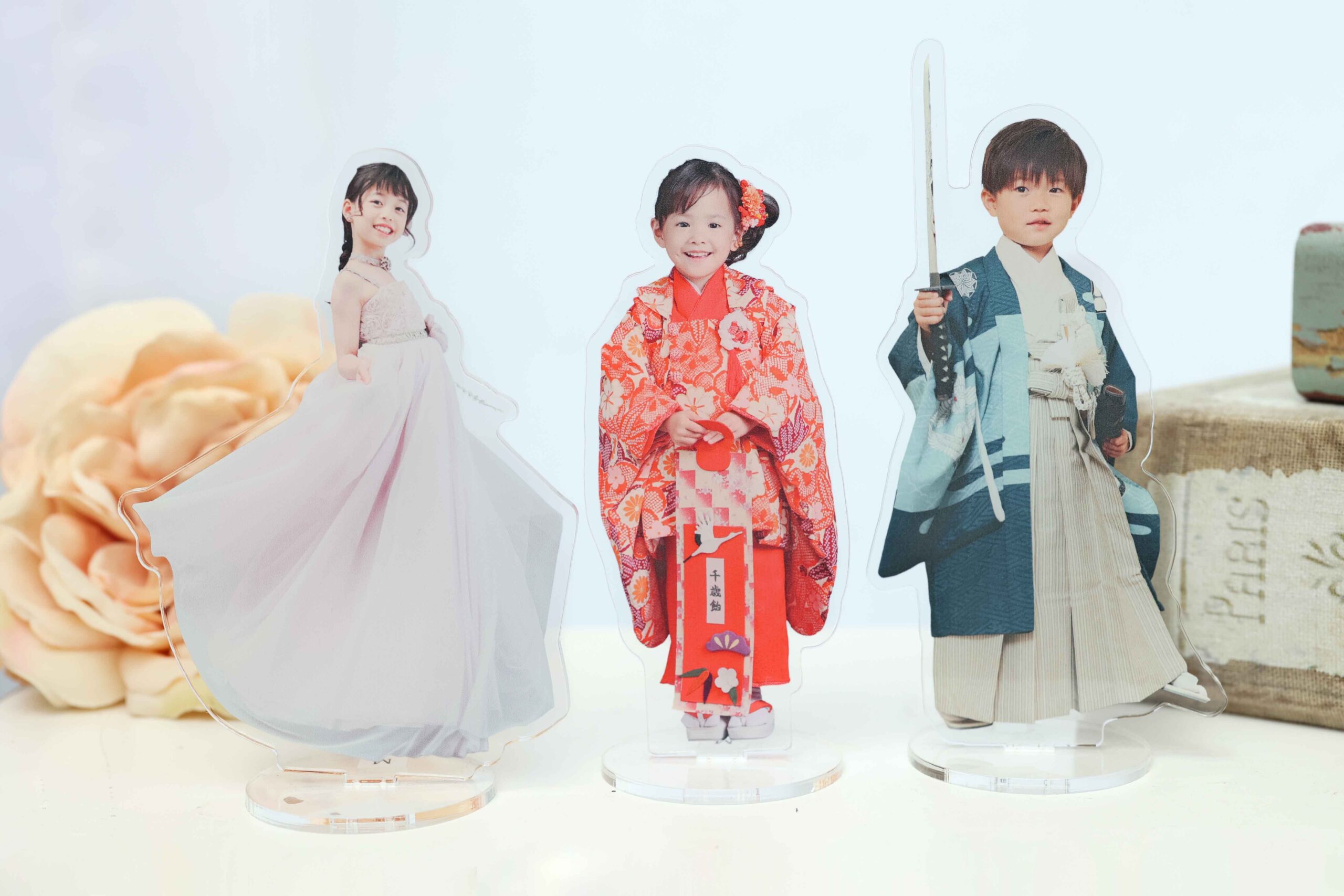 七五三のアクリルスタンド
